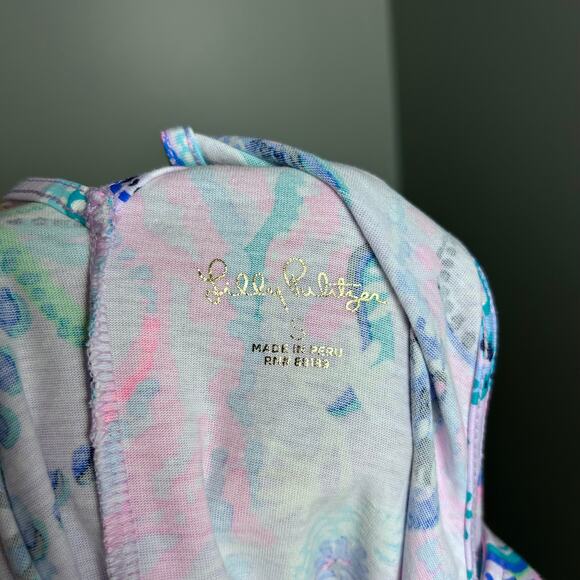 Lilly Pulitzer Kristen Swing Dress Lilac Freesia Purple Sleeveless Mini sz Small - Picture 8 of 10